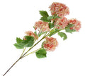 Artificial Virburnum Snowball Peach 96cm