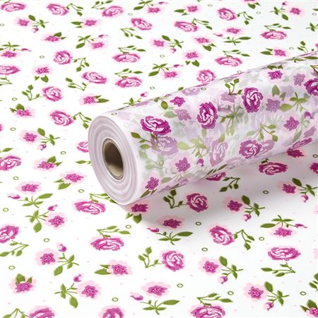 Cello Vintage Rose Pink Green