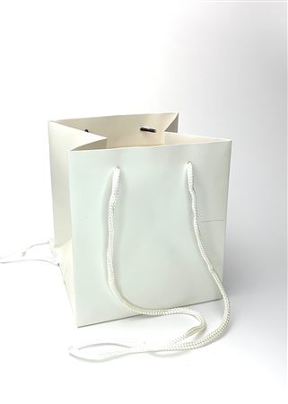 Multipurpose/Bouquet Bag White 14.5cm