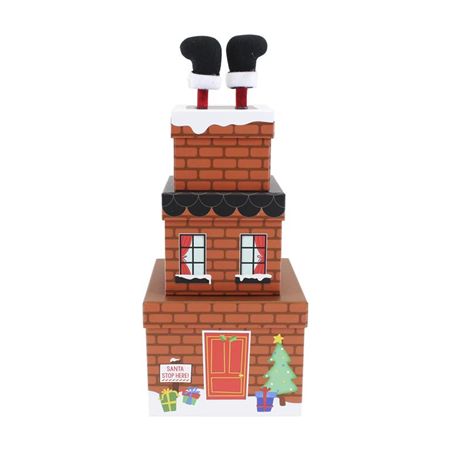 Gift Box Chimney X3