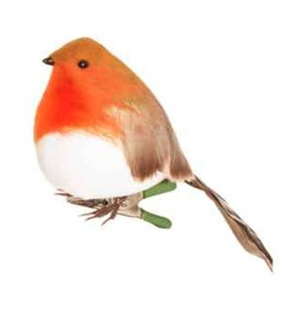 Fat Reggie Robin On Clip 12cm (pack of 2)