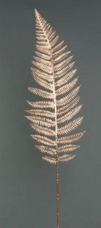 Metallic Fern Leaf Stem Gold  (PACK OF 3)