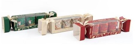 Candle Xmas Pot Cracker Assorted X1