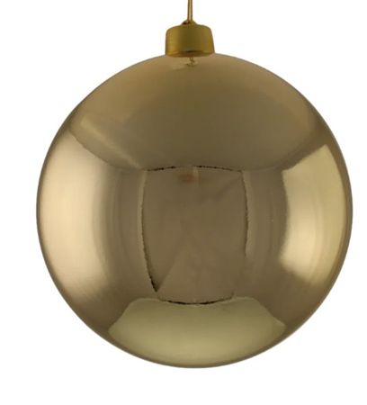 Bauble Unbreakable 30cm Shiny Gold X1