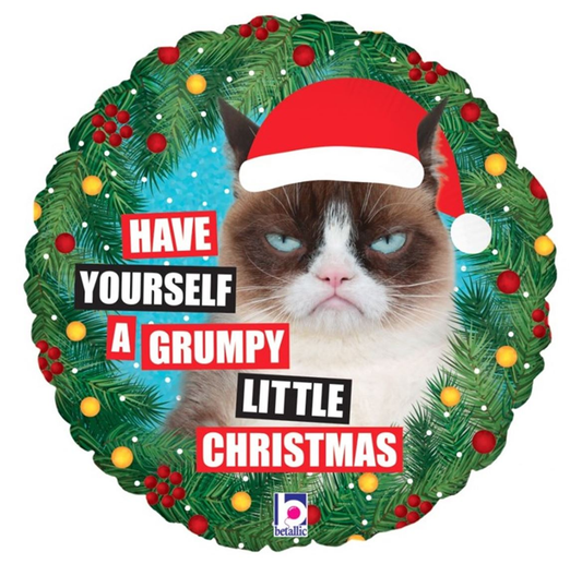 Balloon Grumpy Cat Xmas
