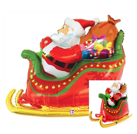Balloon Santa Sleigh