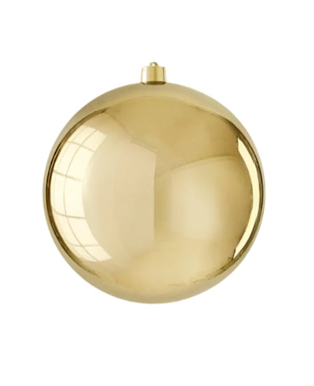 Bauble Unbreakable 30cm Shiny Gold X1