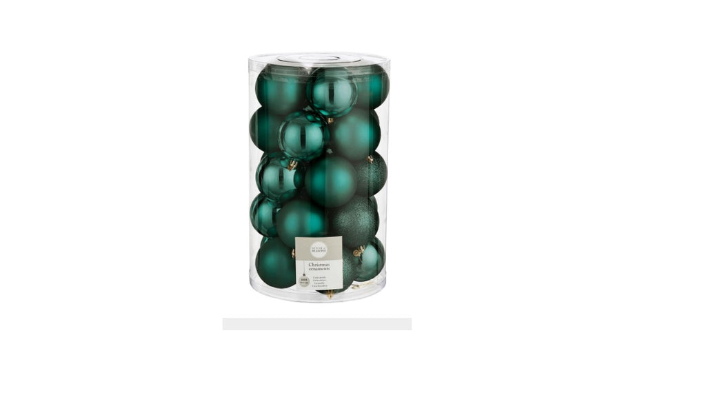 Bauble Unbreakable 8cm Petrol X27