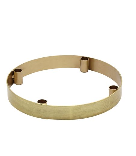 Candle Holder Steg gold 30cm