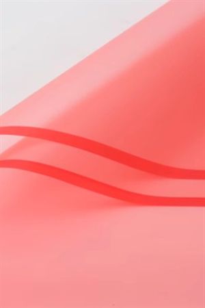 Cello Sheet Frosted Red Red Border