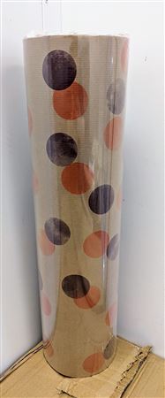Craft Paper Watercolour Dot Orange & Mulberry