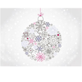Folded Card Bauble Snowflakes (PACK OF 2)