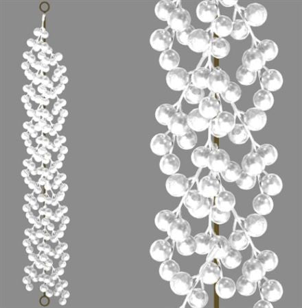 Garland Berry White 180cm