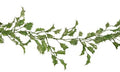 Garland Glittered Holly 180cm