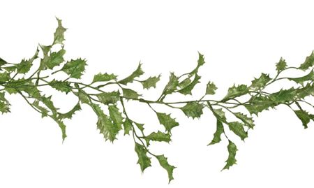 Garland Glittered Holly 180cm