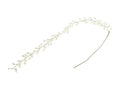 Garland Stem Berry Glitter White 100cm  (PACK OF 2)
