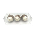 Hedgehogs X3 8cm Natural