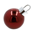 L E D Bauble Glass Twinkle Red 30cm