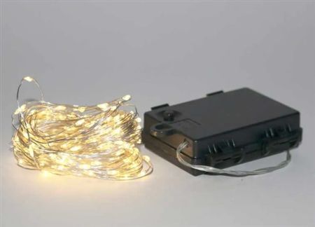 L E D Lights X 5m Silver Wire X100