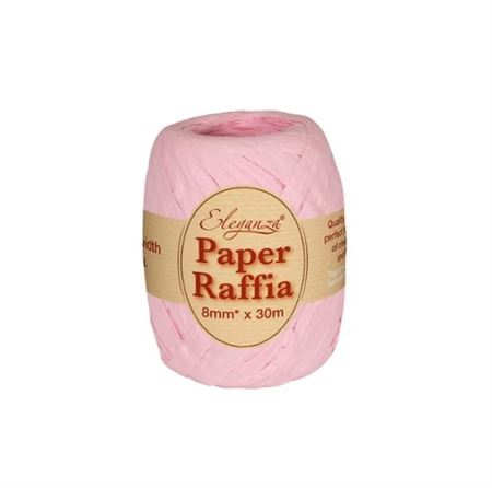 Paper Raffia Light Pink  (PACK OF 3)