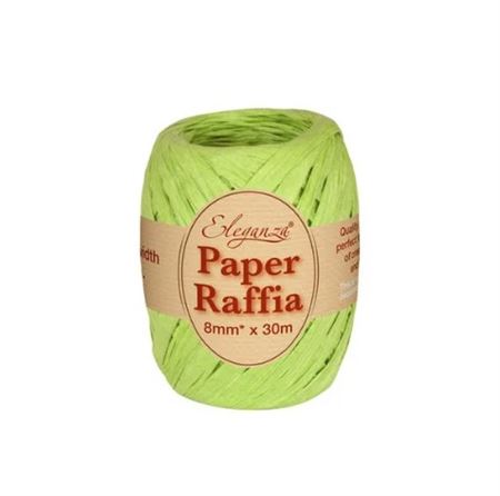 Paper Raffia Lime  (PACK OF 3)