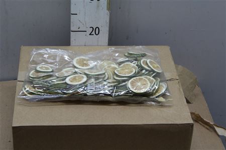 Dried Lime Green Slices 250 Gram