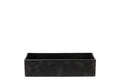 Plastic Rectangle Tray Grey 20cm (pack of 2)
