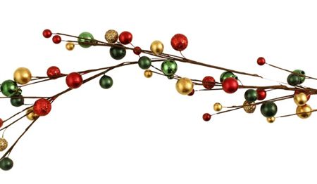 Garland Bauble Green, Gold & Red 150cm
