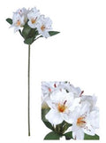 Artificial Alstroemeria White 45cm(Pack of 5)