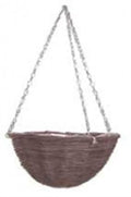 Hanging Round Rattan 12 Inch