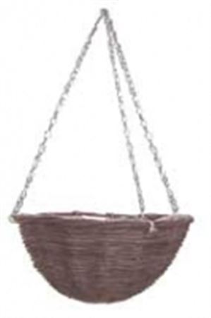Hanging Round Rattan 12 Inch