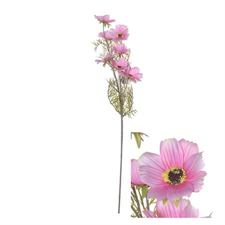 Artificial Cosmos Pink 72cm