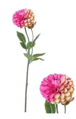 Artificial Dahlia Pink 59cm