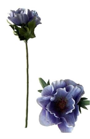 Artificial Anemone Purple 45cm (Pack of 2)