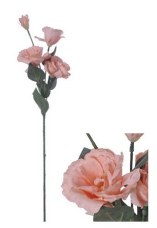 Artificial Lisianthus Salmon 70cm