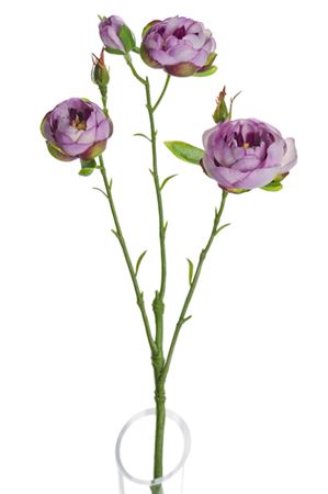 Artificial Silk Lydia Ranunculus Spray Purple (PACK OF 2)