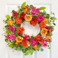 Wreath Vivid Flower 22 Inch