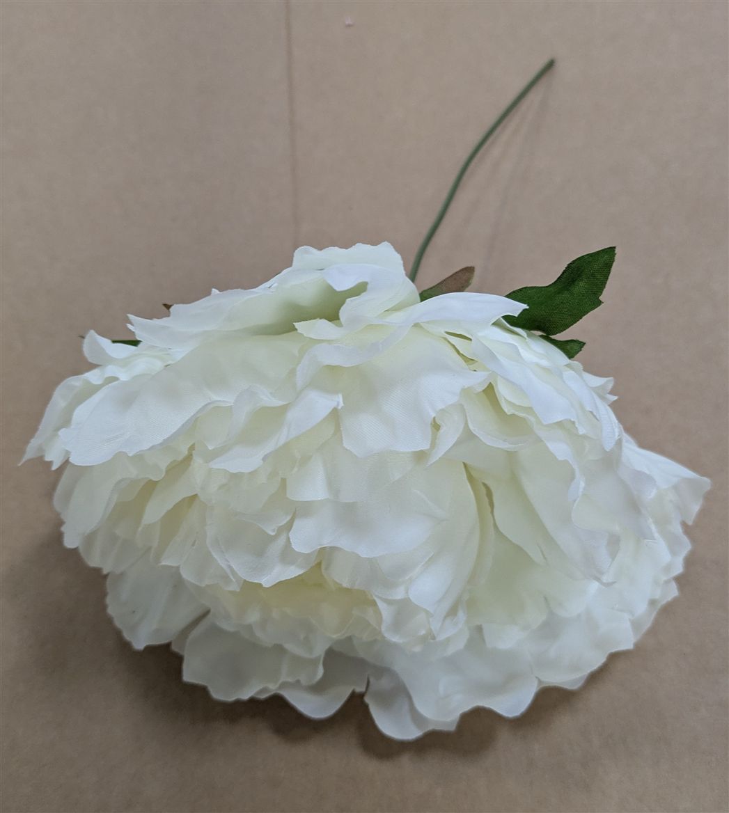 Artificial Peony Pick White X20