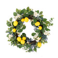 Artificial Wreath Lemons 45cm