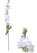 Artificial Delphinium White 80cm