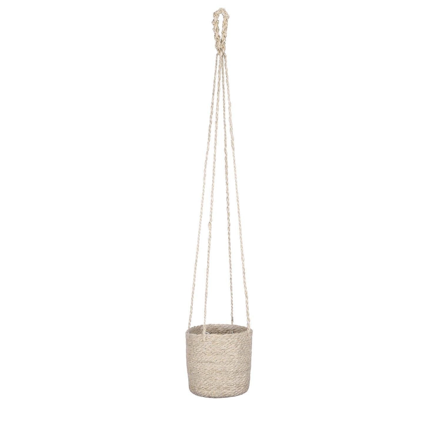 Basket Hanging Atlantic Cream Set Of 2